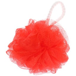 Цена за 3 шт. Мочалка детская полипропиленовая в красочной коробке "KARAPPPUZ House", цвет красный, d - 10см,30гр