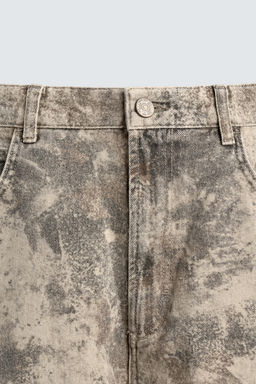 ABSTRACT PRINT BAGGY FIT TROUSERS - Zara фото 7