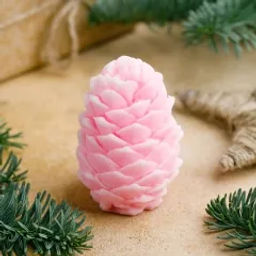 Мыло в форме шишки, 80 гр (розовый цвет)