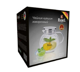 Чайник- кувшин заварочный 1,3 л (R-8364) /Rashel/  фото 5