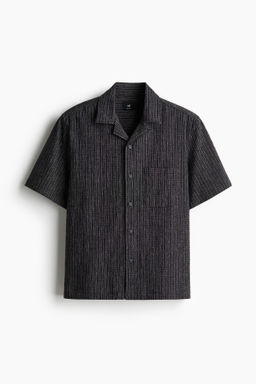 Camisa resort en mezcla de lino Regular Fit