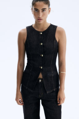 Chaleco sastre en denim - H&m фото 3