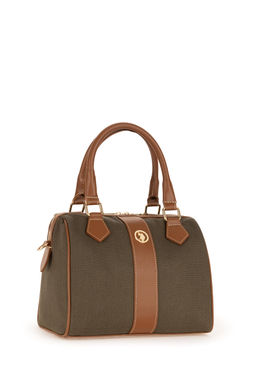 Женская сумка через плечо из парусины цвета хаки Неожиданная скидка в корзине - U.s. polo assn фото 4