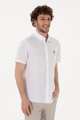 Erkek Beyaz K_sa Kollu G_mlek Sepette S_rpriz _ndirim - U.s. polo assn фото 2