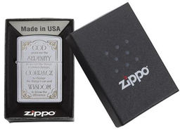 Зажигалка ZIPPO Молитва о безмятежности | Serenity Prayer 28458  фото 5
