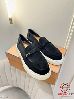 Лоферы женские из замши