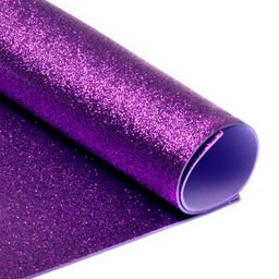 Фоамиран глиттерный Magic 4 Hobby 2 мм арт.MG.GLIT.H017 цв.сиреневый, 20х30 см