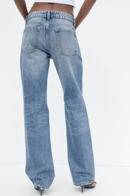 TRF STRAIGHT LOW-RISE JEANS - Zara фото 13