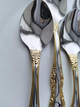 Упаковка 12шт. / Ложка чайная М-3 Тройка ЛНТП СЧ-60/57л г. Павлово /ПЗХМ/  фото 4