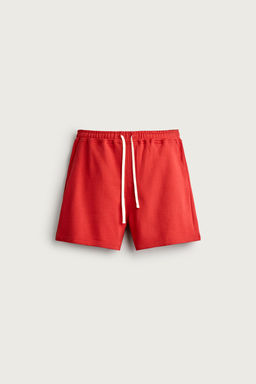 BERMUDA JOGGER RELAXED FIT / Rojo - Zara фото 5