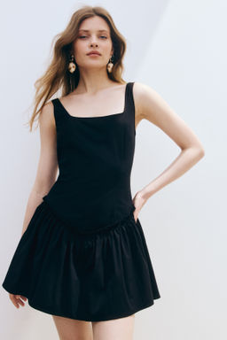 Flared-skirt cr?pe dress - H&m фото 8