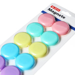 Магниты для доски d-3,5см (набор 10 штук) на блистере, Пастель - Calligrata фото 2