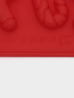 Форма для конфет и шоколада новогодняя Доляна Карамельное чудо, силикон, 21?10 см, 12 ячеек (3.5?3.5 см), красная