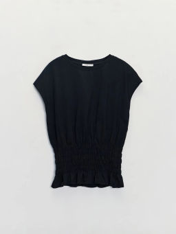 Приталенная футболка из хлопка ZR2605023407-50 / Zarina