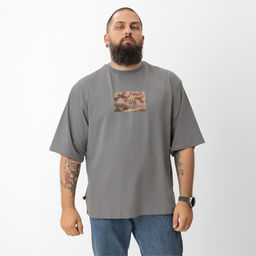 Футболка мужская MIST Angels, серый, р. 52