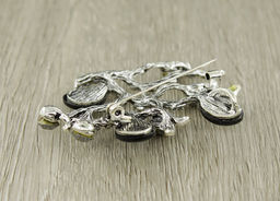 Брошь-подвеска "Фруктовый сад" гелиотис