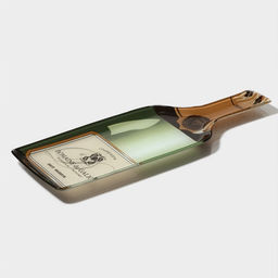 Блюдо сервировочное Доляна «Игристое», 34.5×11.5×1.5 см, стекло, разноцветное