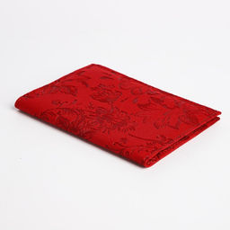Обложка для паспорта, искусственная кожа, с тиснением, красная
