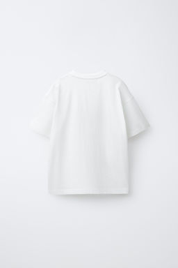 CAMISETA TEXTO NE?N / Blanco - Zara фото 2
