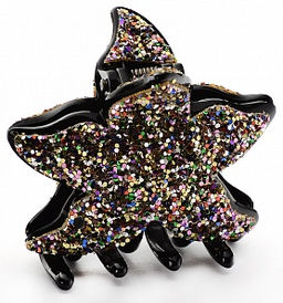 Заколка-краб с насыпкой PN0688 золото