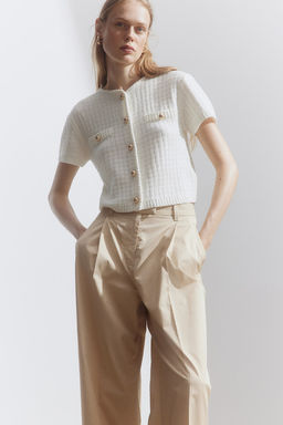 Cardigan en punto con estructura - H&m фото 2