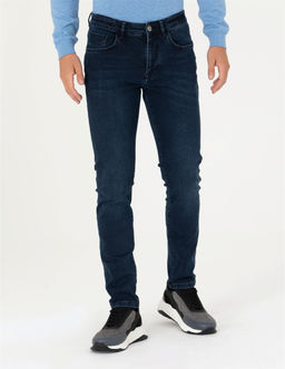 Lacivert Slim Fit Jean Pantolon - Pierre cardin фото 2