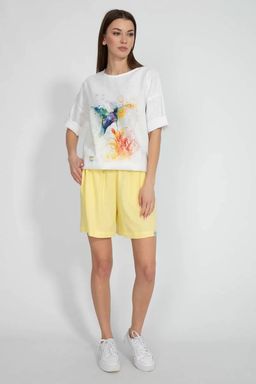 Льняные шорты 4074 - Kivviwear фото 6