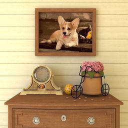 ФРЕЯ PNB/R1 №71 Набор для раскрашивания по номерам 40 х 50 см Вельш-Корги  фото 5