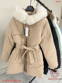 женская зимняя куртка с капюшоном - Bruno фото 2