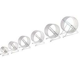 Колесо для грызунов D350 металл сетка Ред пластик 3155