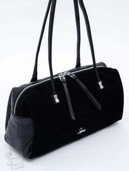 Сумка женская кожаная 98409SP black Velina Fabbiano-Safenta в Новосибирске