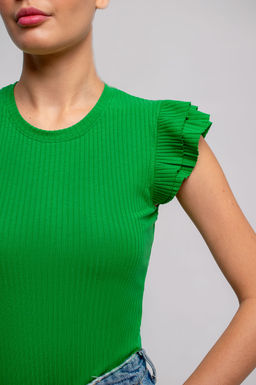 Арт. 3401/6 Футболка женская 42-50 (5 шт) Цвет:зеленый - Калинка фото 4