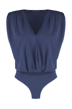 TRENDYOLMILLA Tarc?n Vatkal? Kruvaze Yaka Esnek C?tc?tl? Orme Body TWOSS23BD00007  фото 46