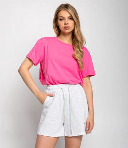 Шорты #КТ301 (18), светло-серый меланж