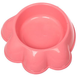 Цена за 4 шт. Миска пластиковая "Мр. Лапкин", цвет розовый, 16,5см /300мл