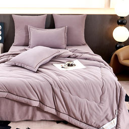 Одеяло Candies Бархатный Сатин с простыней и наволочками ODCANO025 Евро