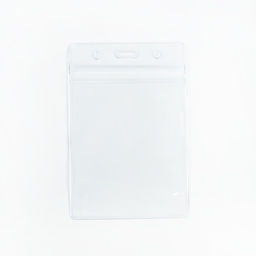 Цена за 10 шт. Бейдж-карман вертикальный, 120x80 мм, 25 мкр, с защёлкой