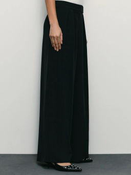 Широкие брюки с вискозой в составе / Zarina фото 3