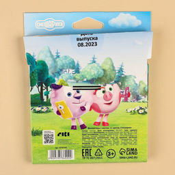 Фломастеры с кистью, 12 цветов, Смешарики  фото 21