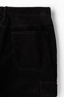 Loose Fit Corduroy cargo trousers - H&m фото 6