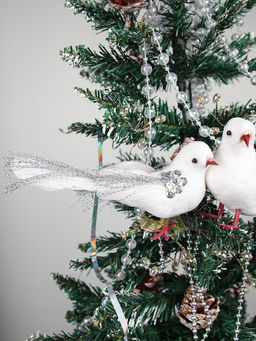 Новогоднее украшение Птица счастья 15 см / SH0938 /уп 2/600/121867 - Галеонтрейд фото 4