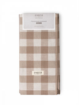 Набор кухонных полотенец 2шт 40x60 бежевый хлопок