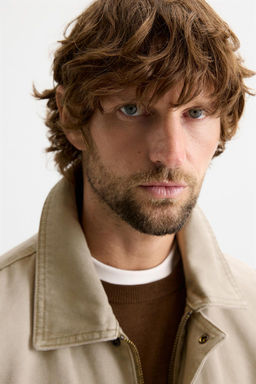 FADED CANVAS JACKET - LIMITED EDITION - Zara фото 5