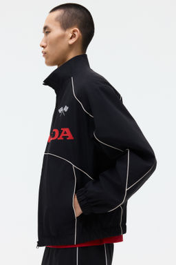 Chaqueta de ch?ndal en nailon estampado Loose Fit - H&m фото 7