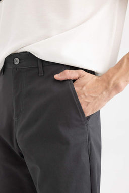 Новые габардиновые брюки прямого кроя стандартного кроя - Defacto фото 6