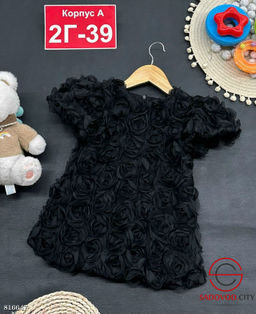 Платье для девочки с розочками