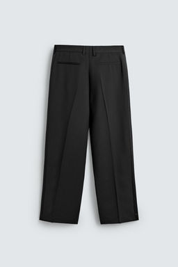 LIMITED EDITION WOOL TUXEDO TROUSERS - Zara фото 7