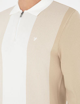 Бежевый зауженный свитер - Cacharel фото 7