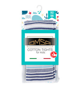 (Omsa) Collant 13P65-2 с рисунком (штурвал/полоски)