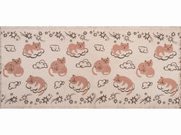 Полотенце 20С211-ШР/у. 130*60 "Ночка-1" цв. 5 рис. 993 бежевый